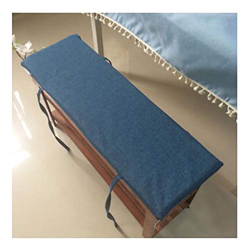 Coussin pour banc de jardin et balancelle bleu foncé 200 cm - 2