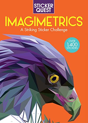 Imagimetrics: 12 Sticker Art Puzzles for Mindful Creativity & Calm (Sticker Quest) image 2