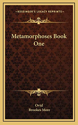 Metamorphoses Book One