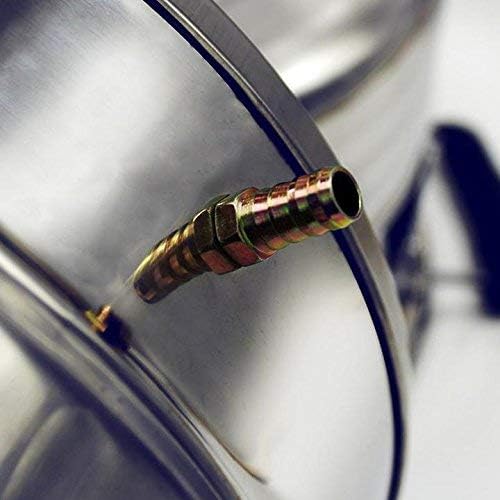 New 10L 2 Gallon Home DIY Moonshine Still Whiskey Brandy Alcohol Bolier Essential Oils Water Distiller Stainless Steel Brewing Kit Wine Making