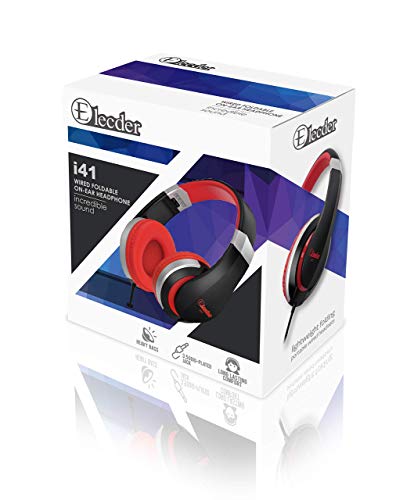 Elecder I41 Kids Headphones, Headphones For Kids Children Girls Boys Teens Foldable Adjustable On Ear Headphones With 3.5Mm Jack For Cellphones Computer Mp3/4 Kindle School(Red/Black) #TOP6