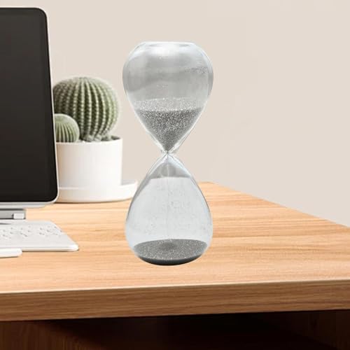Reloj de arena decorativo de cristal soplado para armarios de salón 5