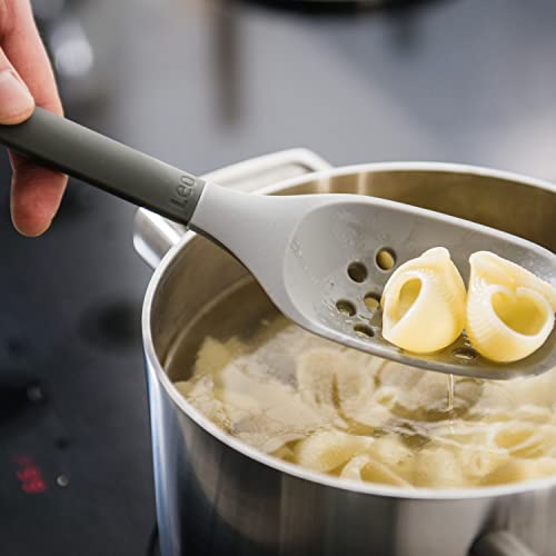 Berghoff Leo Soft Touch Anti-Scratch Silicone Skimmer Spoon 32.5Cm, Nylon, Grey, 32.5 X 6.5 X 4 Cm #TOP14