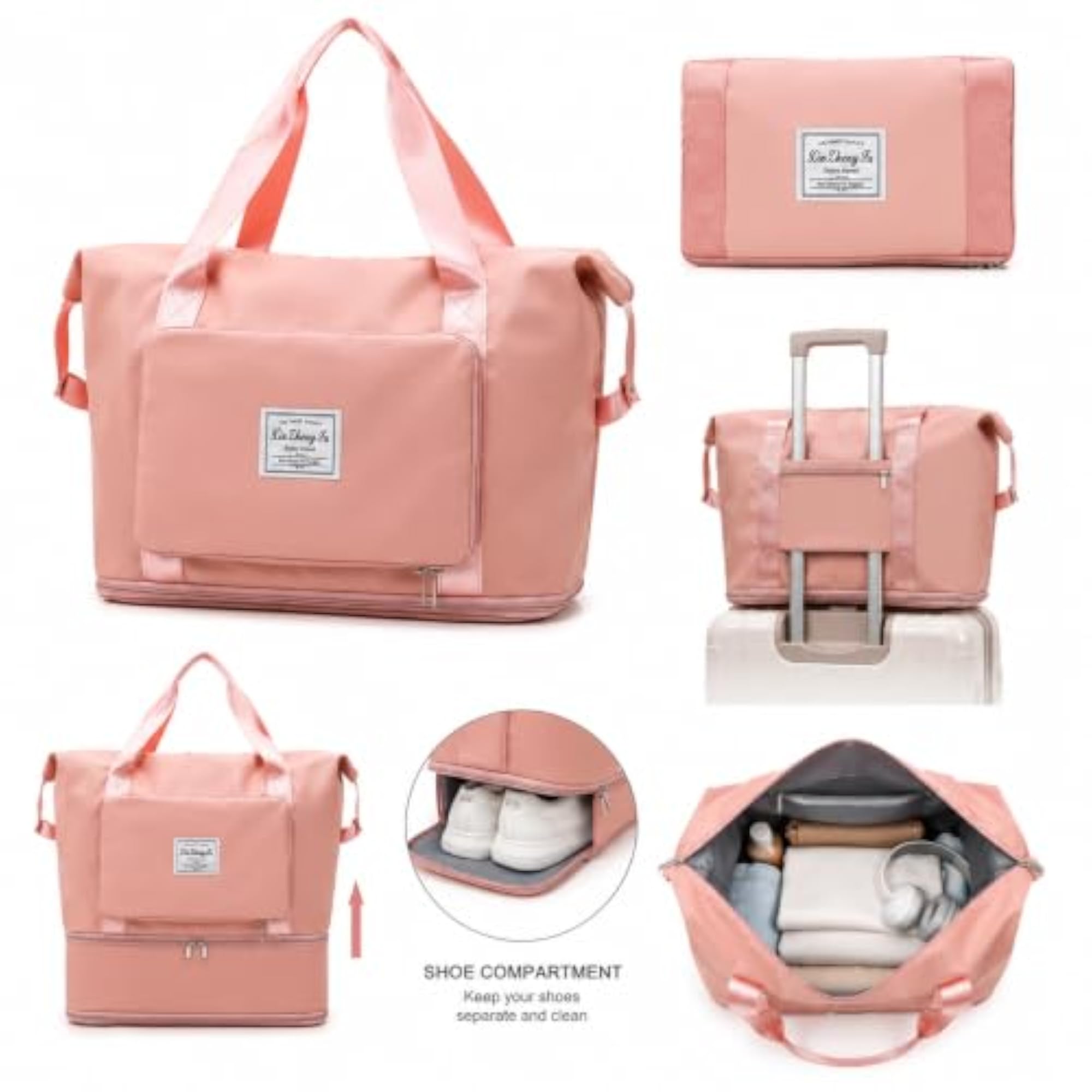 Water-Resistant Oxford Cloth Expandable Travel Bag