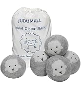 Wool Dryer Balls Handmade 6 Pack XL,organic wool dryer balls laundry reusable 1000 Loads,100% Nat...