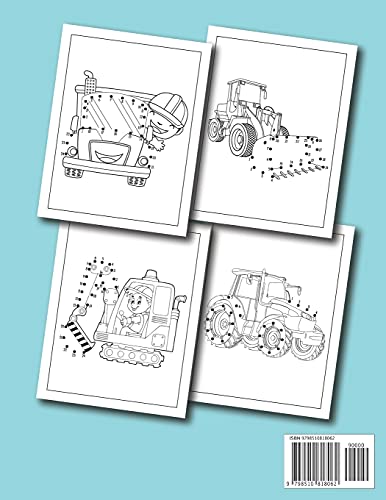 Construction Coloring Book For Kids & Toddlers: A Unique Collection Of Coloring Pages with Trucks, T