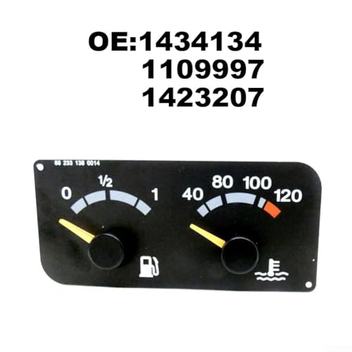 Indicador de temperatura del agua 3 en 1 Scania 12V 24V reloj medidor OEM 1109997 coche camión 3