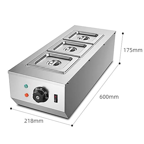 Fundidor de chocolate para repostería y buffets con tres pozos de calentamiento 7