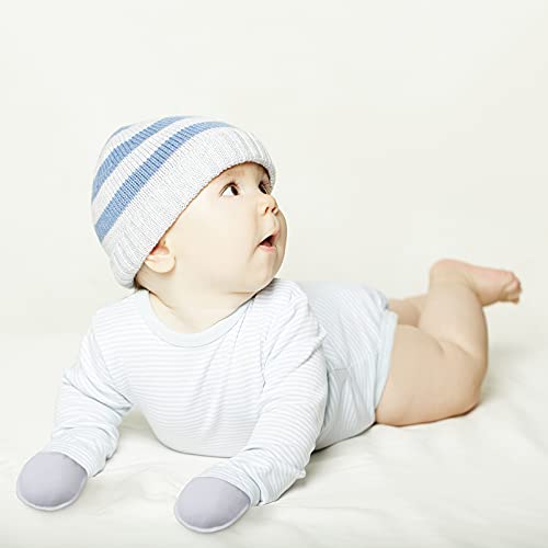 16 Pairs Newborn Baby Mittens No Scratch Gloves Unisex Newborn Mittens For Baby Boys Girls 0-6 Months (Deep Color) #TOP5