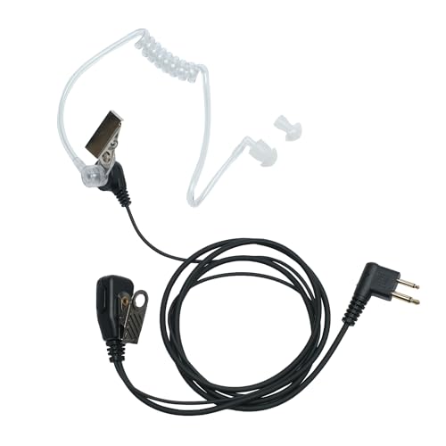 Auriculares Walkie Talkie tipo G con micro PTT para Motorola CP200 CP185 BPR40, pack de 10 2
