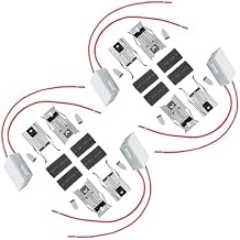 مجموعة مكونة من 4 قطع من مقابس السيراميك 12001676 لموقد الفرن Whirlpool RR115، كتلة طرفية عالمية متوافقة مع Kenmore Sears & Maytag Jenn-Air Roper Magic Chef Amana AP4009015 PS1570190