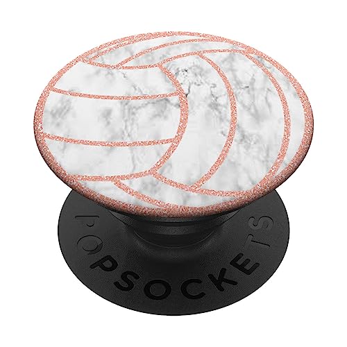 Pink Volleyball Design for Boys Girls Teens PopSockets Standard PopGrip