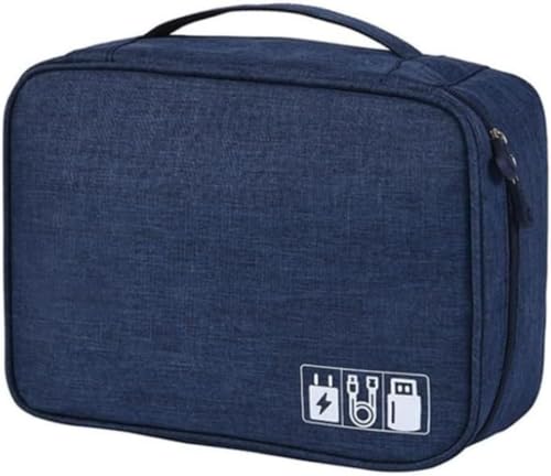 Organizador de Cabos Acessórios Eletrônicos Para Viagem Bolsa Por...