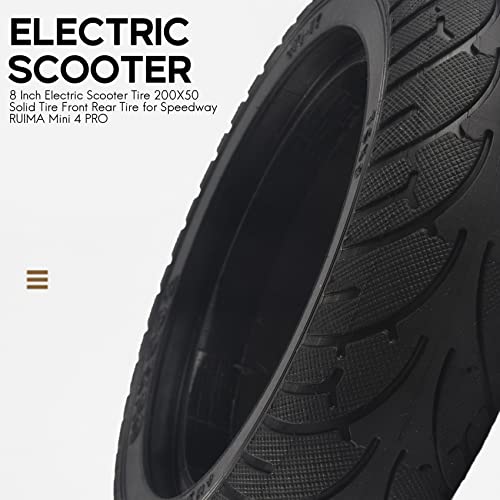 LOLAY 8 Inch Electric Scooter Tire 200X50 Solid Tire Front Rear Tire for Speedway RUIMA 4 - Image 7