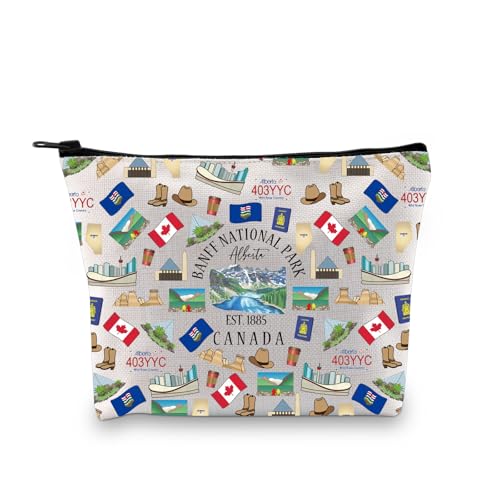 Zuo Bao Banff Cosmetic Bag Banff National Park Banff NP Gift Banff Hiking Gift Canada Vacation Banff Ski Trip Gift Rocky Mountains (BANFF)