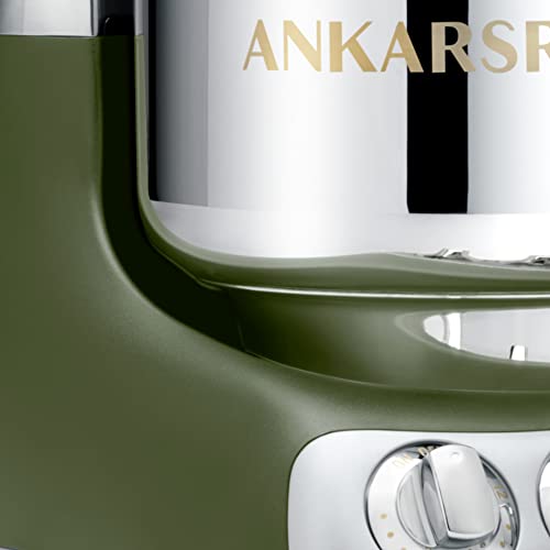 Ankarsrum Assistent 6230 Olive Green - Küchenmaschine mit 1500W | 7L Edelstahlschüssel | Recyceltes Aluminium | Handgefertigt in Schweden | Robust & vielseitig 3 Ankarsrum Assistent 6230 Olive Green - Küchenmaschine mit 1500W | 7L Edelstahlschüssel | Recyceltes Aluminium | Handgefertigt in Schweden | Robust & vielseitig