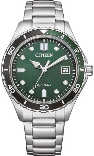CITIZEN Erkek Analog Kuvars Saat Paslanmaz Çelik Bileklik AW1828
