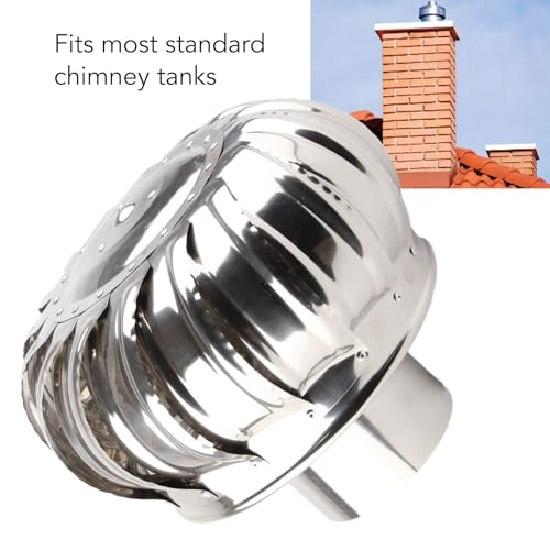 Ventilateur de toit anti-infiltration en acier inoxydable pour combles