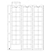 Produktbild Leuchtturm 315033 Münzhüllen Optima 20, 54 glasklare Fächer für Münzen bis 20 mm Durchmesser - 5er Pack