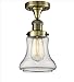 Innovations 517-1CH-PN-G191-LED 1 Light Vintage Dimmable LED Semi-Flush Mount, Polished Nickel