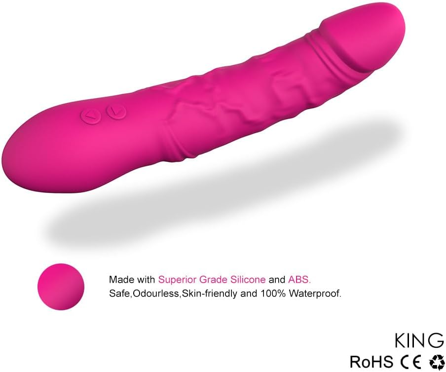 Adult Sex Toy, G-spot Vibrator with 9 Vibration Modes and 3 Rotation Modes, Anal Stimulator, Realistic Female Vibrator, Suitable for Female Partners as Sex Toys (ROSEO)
