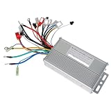 Silscvtt Brushless Motor Speed Square Wave Controller 24-36V 500W Scooter Controller DC Replacement for E-Bike Scooter Motor Controller