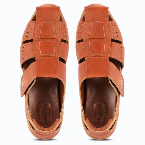 Image of Medifeet Orthopedic Fisherman Ankle Strap Sandals for Men's