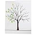 Arbol de huellas dactilares pintura lienzo libro de Invitados Para Boda Fiesta...