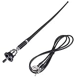 La antena AM / FM universal para el techo del auto del automóvil se ajusta a la mayoría de los automóviles.