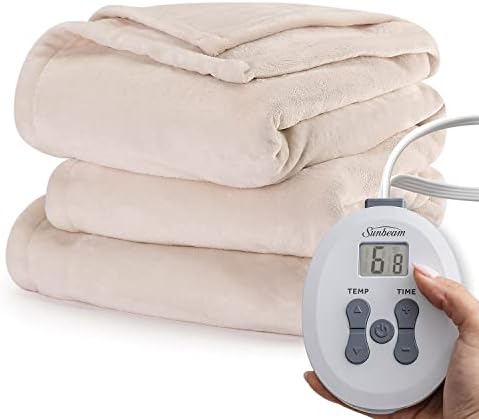 Sunbeam Royal Posh Champagne Heated Blanket - Full