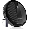 AIRROBO Robot aspirateur, aspiration 2600 Pa, super fin, connexion Wi-Fi, contrôle à distance, app, Alexa et Google Home, idéal pour les poils de animaux, sols durs, tapis à poils courts (P10)