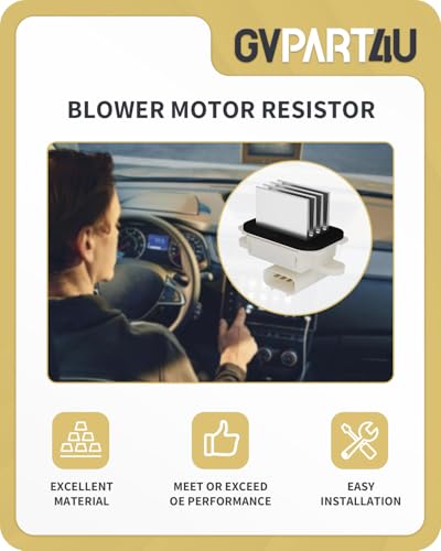 Image of Blower Motor Resistor BL3Z19E624A for 2009-2017 for Ford F150 Expedition, for Lincoln Navigator 2012 2013 2014 2015 2016, Blower Resistor YH1829 for Auto AC Control Air-Conditioning System