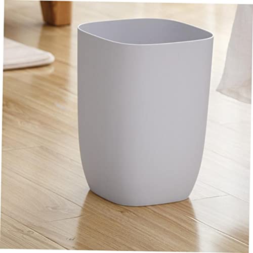 Caneca de basura rectangular de plástico 10L miniatura 4