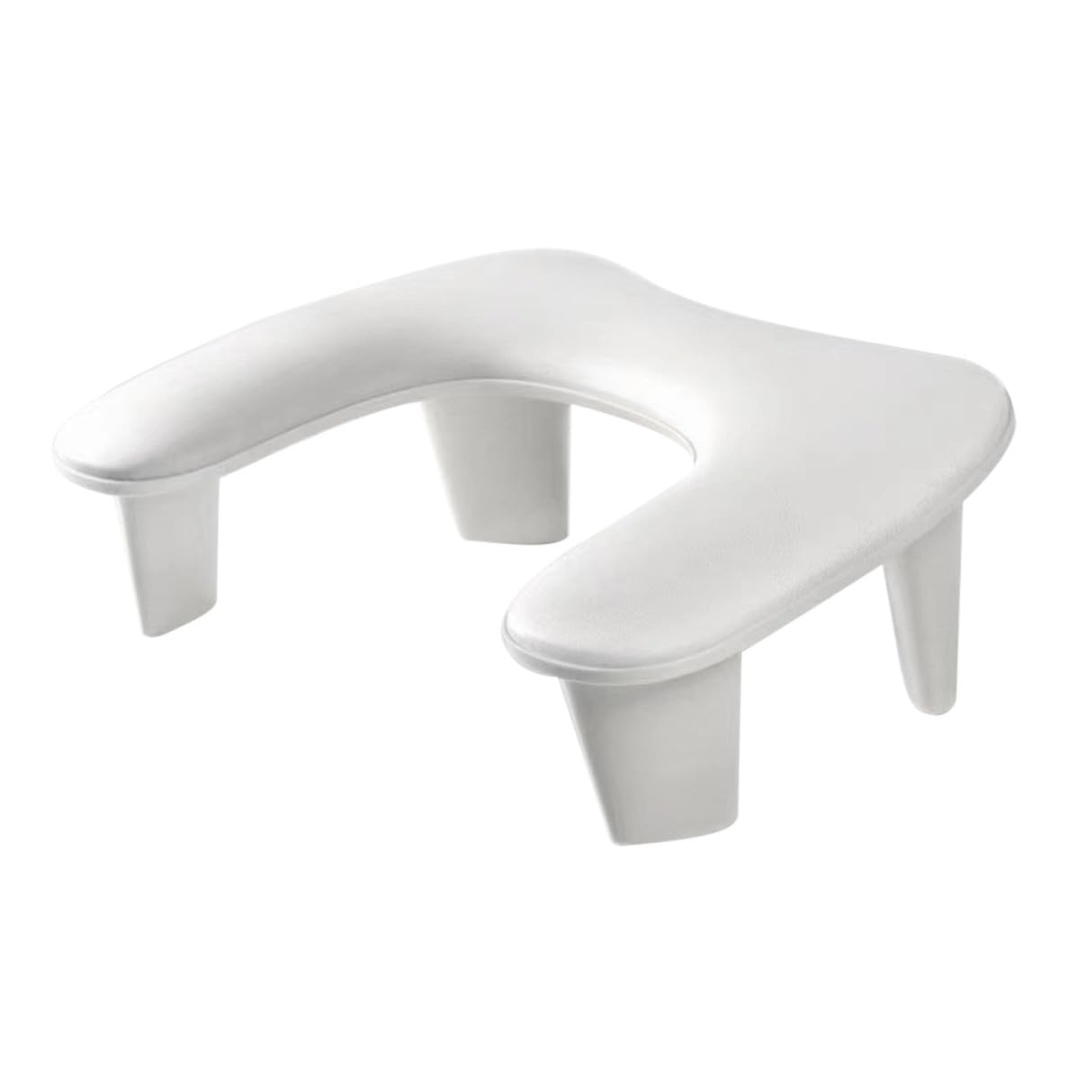 Lurrose Reposabrazos para Manicura en Forma Pu Estructura Desmontable y Diseño Inclinado, Almohada Multifuncional para Estación de Uñas y Espacio de Trabajo