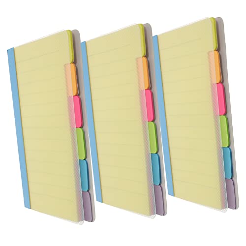 Ciieeo 3 Computadora Portátil Cuaderno De Agenda Planificador De Planificacion Libreta Legal Amarilla Planificador De Lista De Tareas Pendientes Oficina Decorar De Múltiples Fines Papel