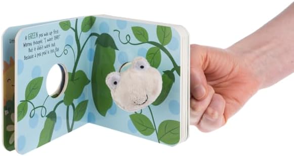 Ganz Worm Finger Puppet Book, 4.25-inch Square, BG4689