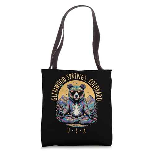 Glenwood Springs Colorado Bear Zen Yoga Tote Bag