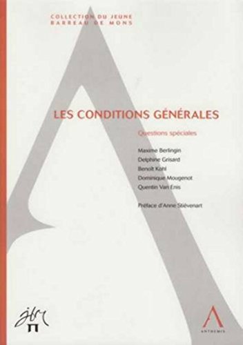 les conditions générales: QUESTIONS SPÉCIALES