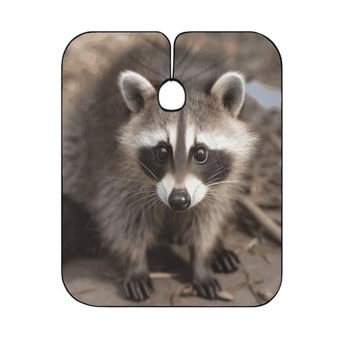 Capa de Barbero Cub Raccoon 66.9 x 56.7 pulgadas miniatura 6