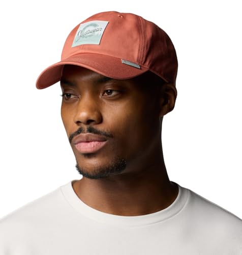 Image of Columbia Unisex Provisions Ball Cap, Lemon Wash /Mountain Landscape