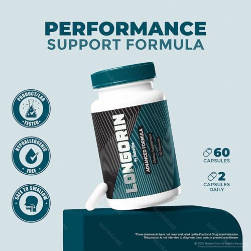 Longorin Capsules – Advanced Energy Support Supplement for Daily Stamina, Drive & Performance Support | All-Natural & Easy-to-Swallow Capsule, Non-Habit Forming Formula (60 Capsules) — view 2