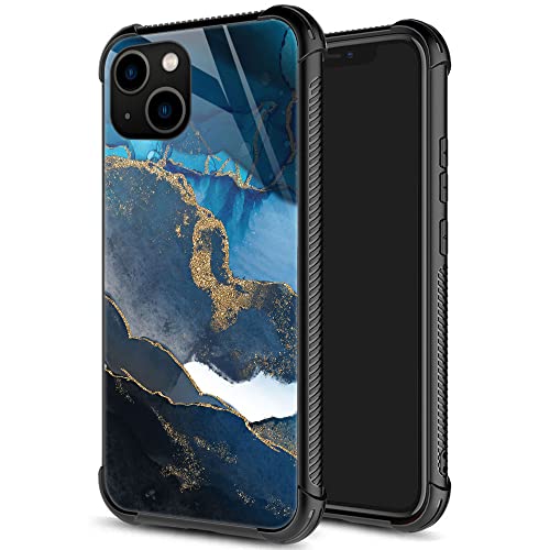 ZHEGAILIAN for iPhone 13 Pro Case, Military-Grade Protection, All-Around Shockproof Corners, Anti-Scratch Phone Case for iPhone 13 Pro - Blue Marble