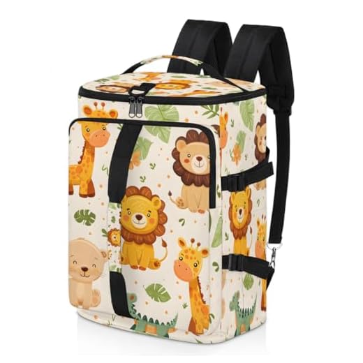 Adornori Safari Animals Travel Backpack