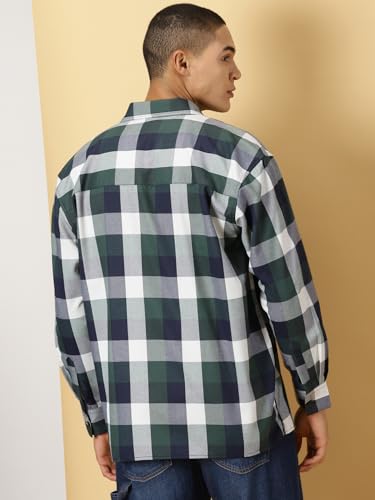 Image of Thomas Scott Men's Classic Tartan Checkered Shacket