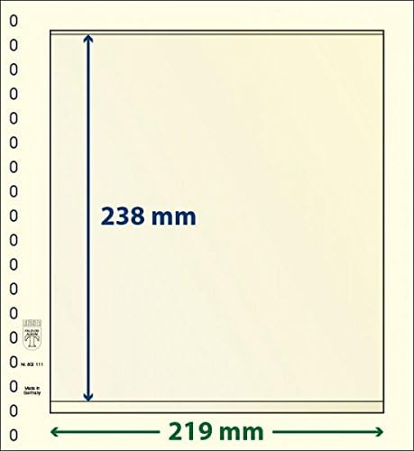 Lindner 802111 T-Blank Pages - 1 piece