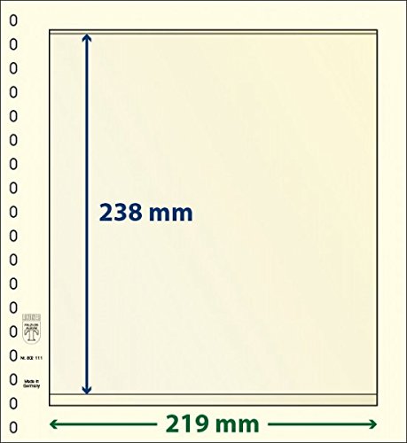 Feuilles neutres LINDNER-T 802111 l'excellence de la conservation philatélique