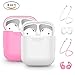 Produktbild AirPods Case 7 in 1 Airpods Zubehör Kits Schutzhülle Silikon Cover und Skin für Apple Airpods Ladehülle mit Airpods Ohrbügel Airpods Straps