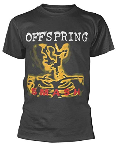 The Offspring 'Smash' Band Logo T-Shirt - Official Men's Grey Tee, Size L