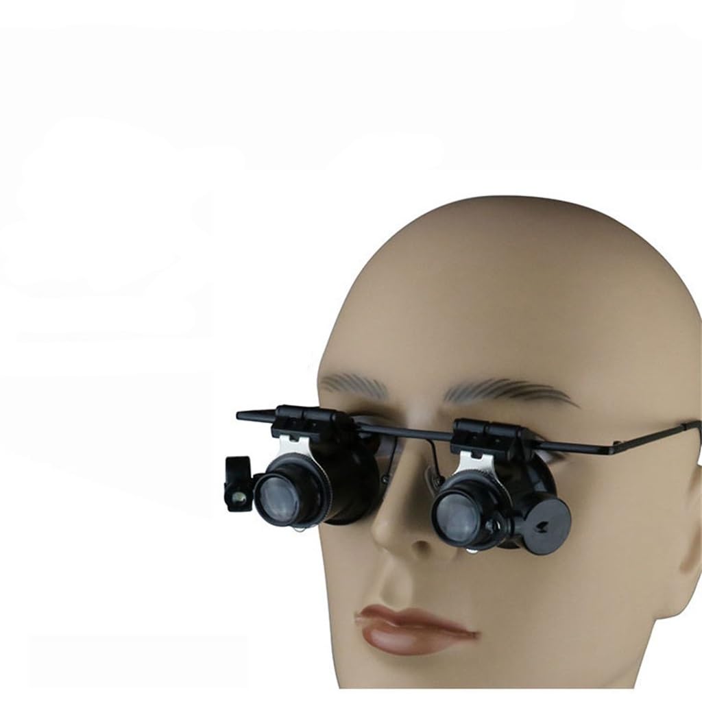 Loupe Montée sur La Tête en Verre, Lumière LED, Entretien Et Inspection À Lentille