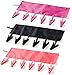 T&B Bathroom Racks Cloth Hanger Clothespin Travel Portable Folding Cloth Socks Drying Hanger with 6 Clips Pack of 3